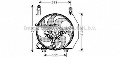 AVA QUALITY COOLING fd7525 -  Вентилятор, охлаждение двигателя